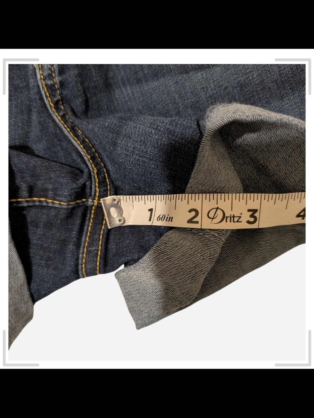 Pre-owned Denizen from Levi's Dark Blue Rolled Cuff Jean Shorts - Picture 9 of 9